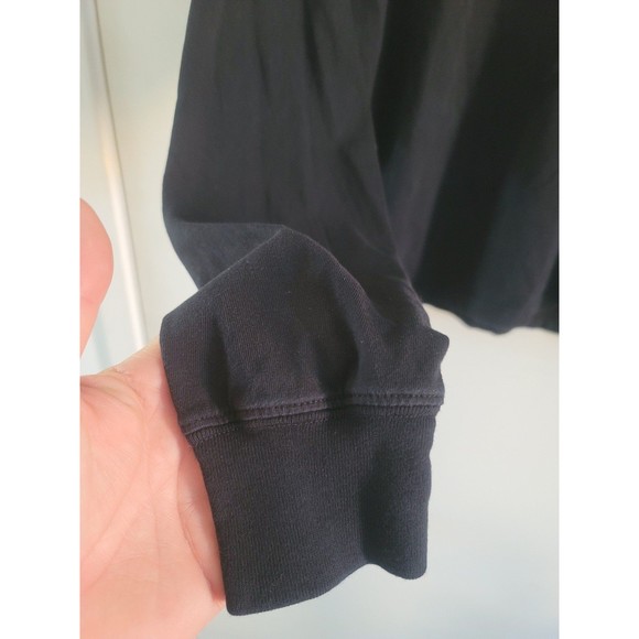 Brandy Melville Los Angeles 1984 Black Cropped Sweatshirt - Picture 3 of 6